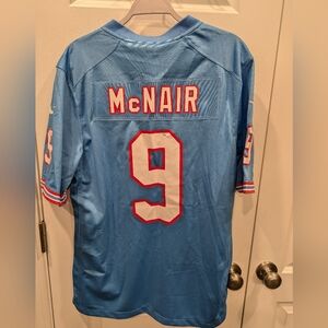 Med Steve McNair Houston Oilers NFL jersey FREE Shipping